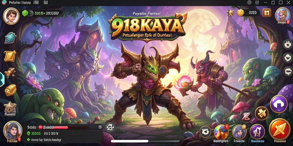 Tampilan gameplay menarik dari 918KAYA yang penuh aksi petualangan.