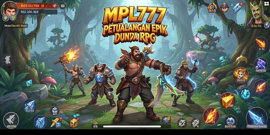 Tampilan gameplay MPL777 menampilkan petualangan RPG yang mendalam.
