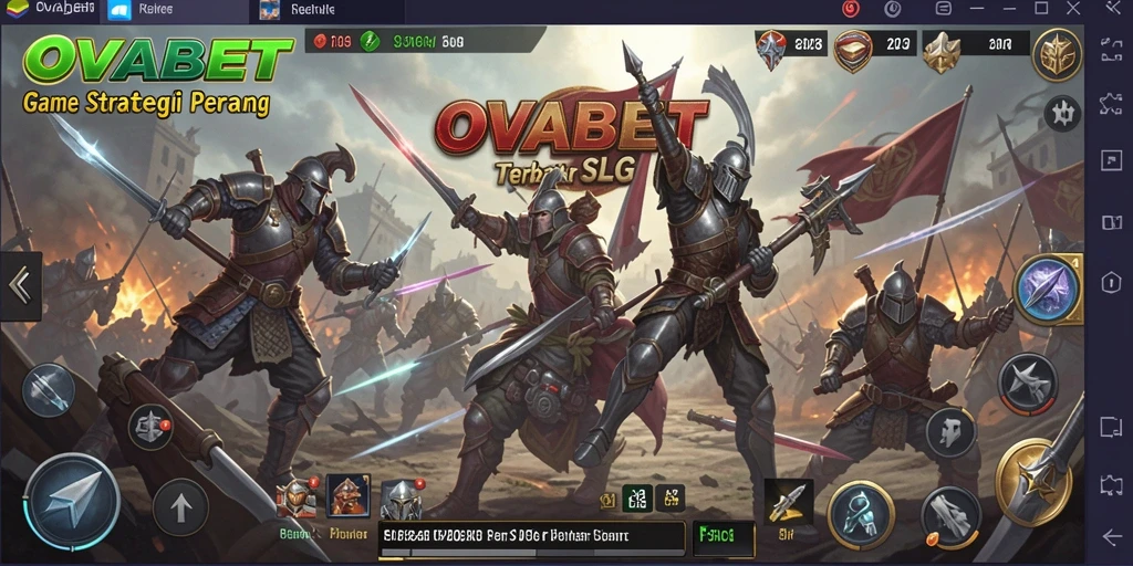 Screenshot utama menunjukkan gameplay seru dan strategi yang mendebarkan.